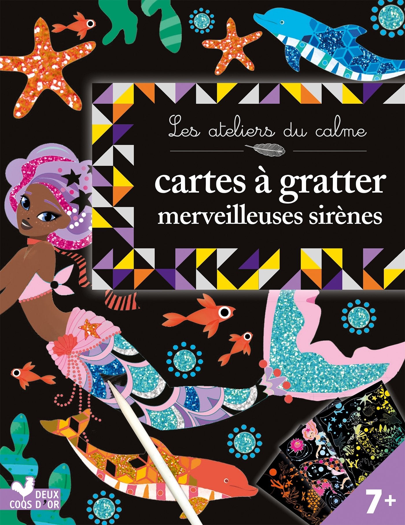 Cartes à gratter - Merveilleuses sirènes book