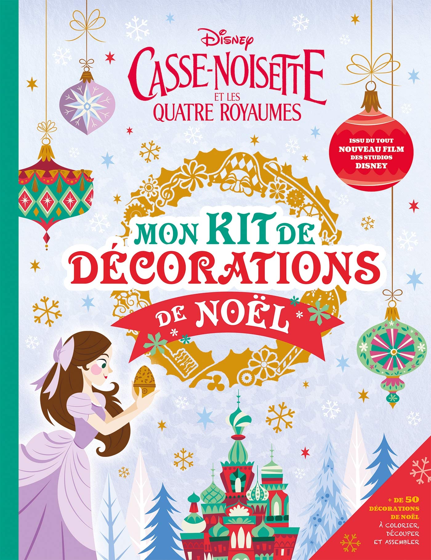 CASSE-NOISETTE ET LES QUATRE ROYAUMES - Les Ateliers Disney - Mon Kit de décorations de Noël Tiptoi & Games