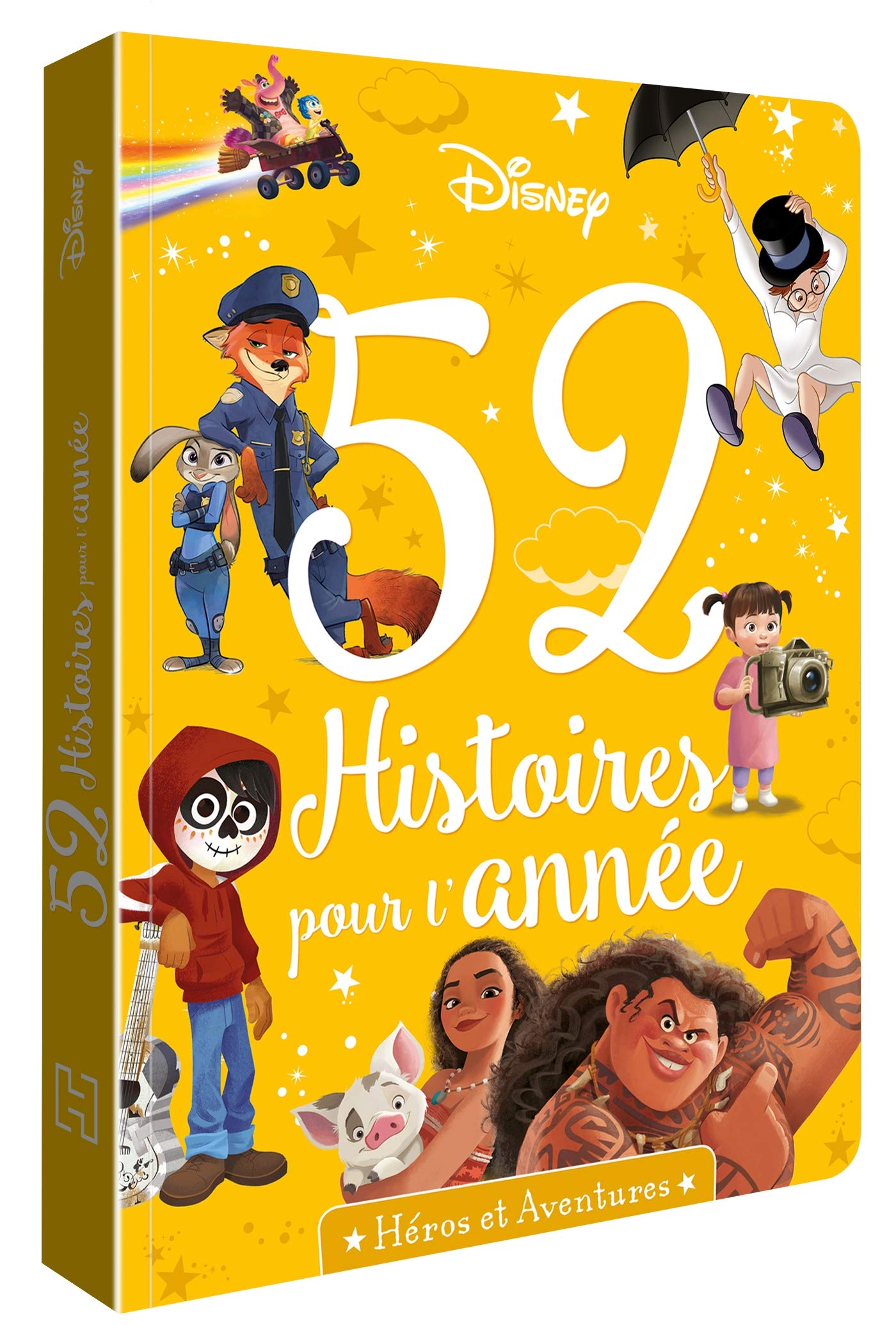 DISNEY - 52 Histoires pour l'année - Héros et Aventures: Héros et Aventures Children's books