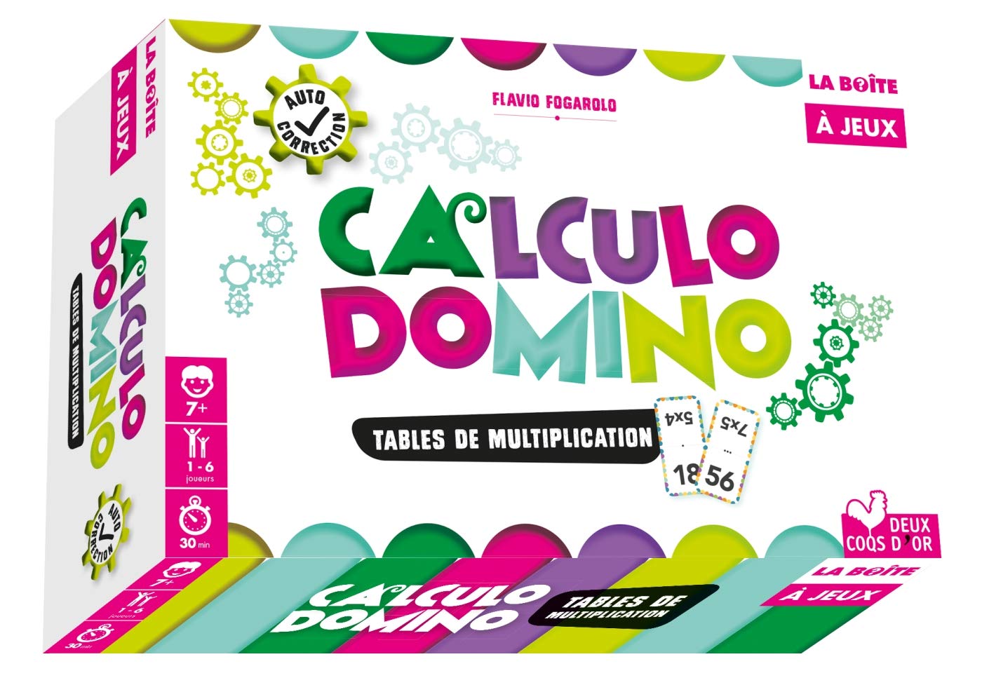 Calculo Domino - Tables de multiplication - coffret avec cartes book