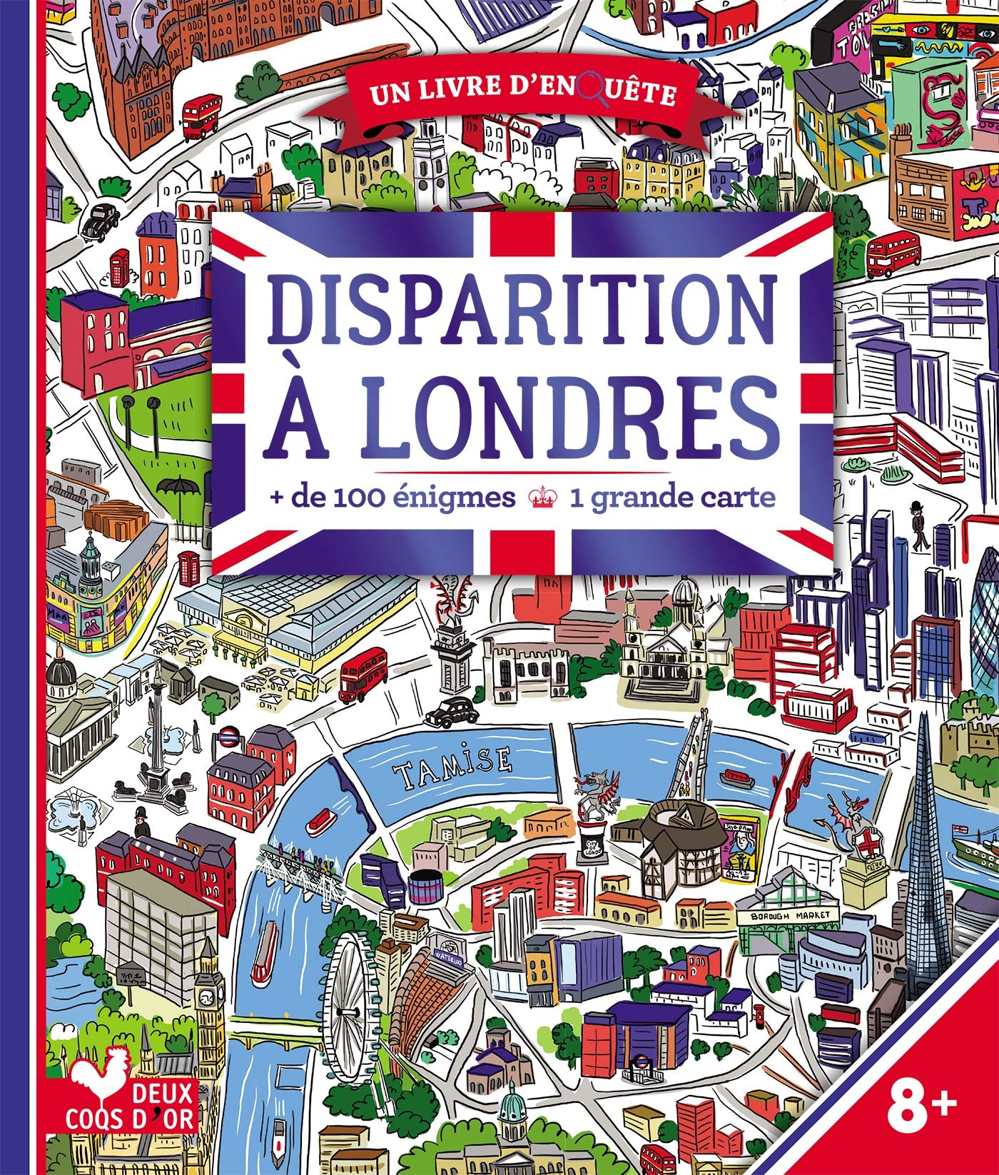 Disparition a Londres (100 enigmes et une grande carte): + de 100 énigmes. Avec une grande carte Contemporary literature