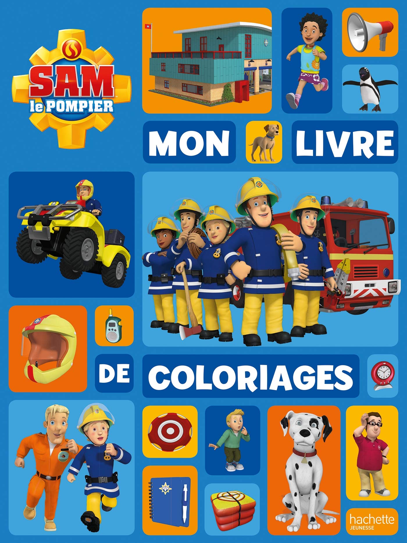 Sam le Pompier-Mon livre de coloriages NED book