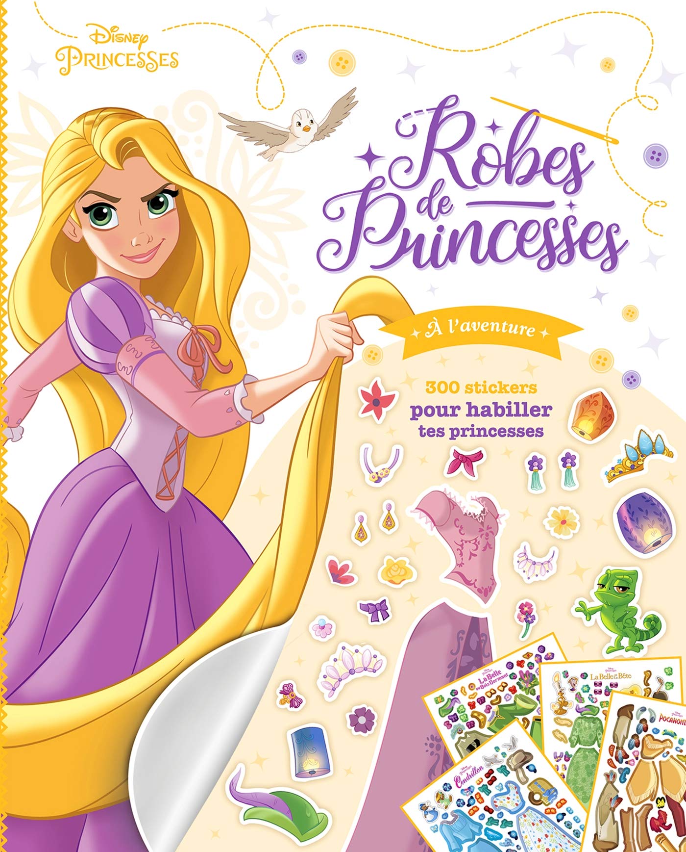 DISNEY PRINCESSES - Robes de Princesses - À l'aventure: 300 stickers pour habiller ta princesse book