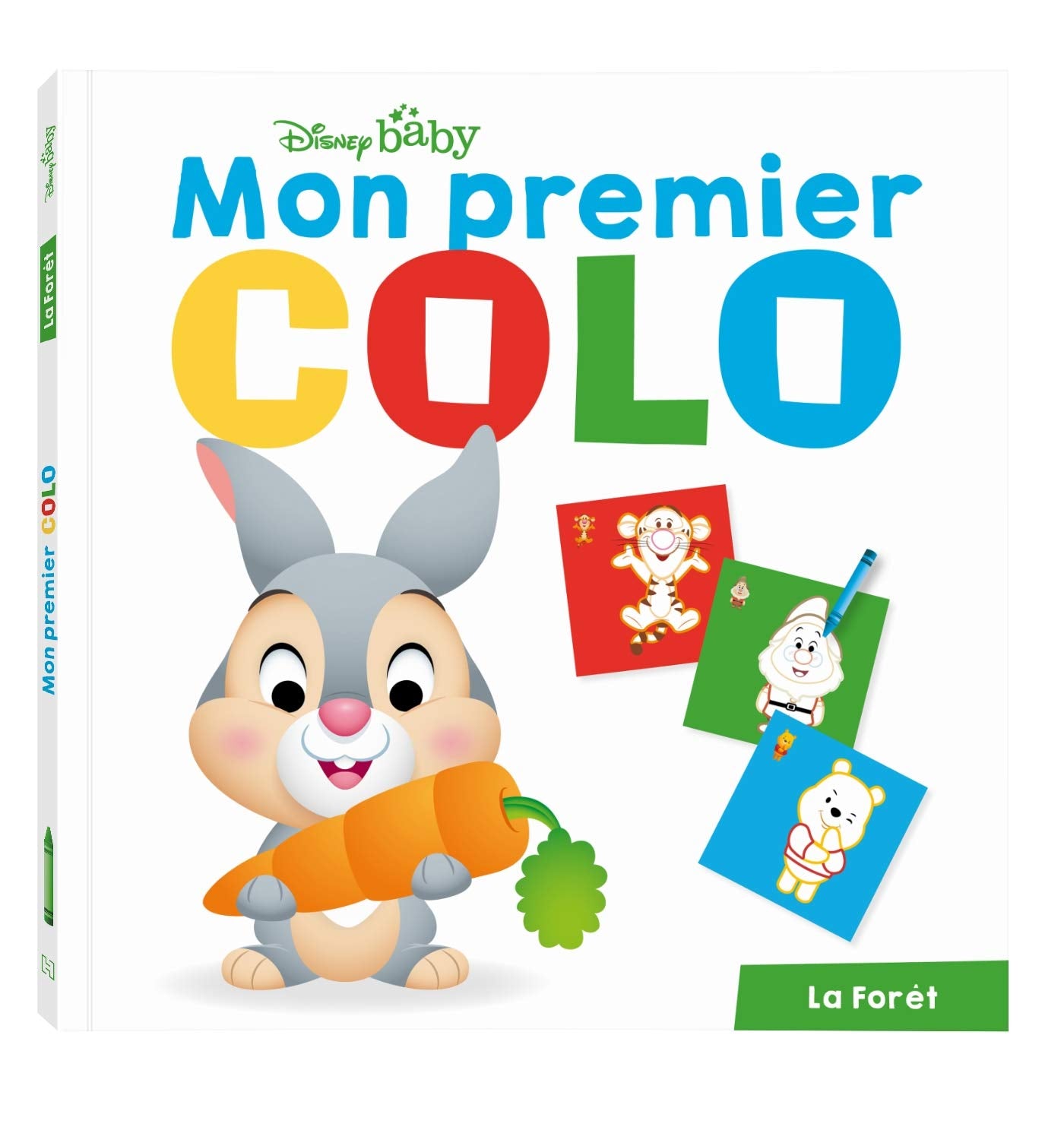 DISNEY BABY - Mon Premier Colo - Bambi: Pour colorier et dessiner sans dépasser book