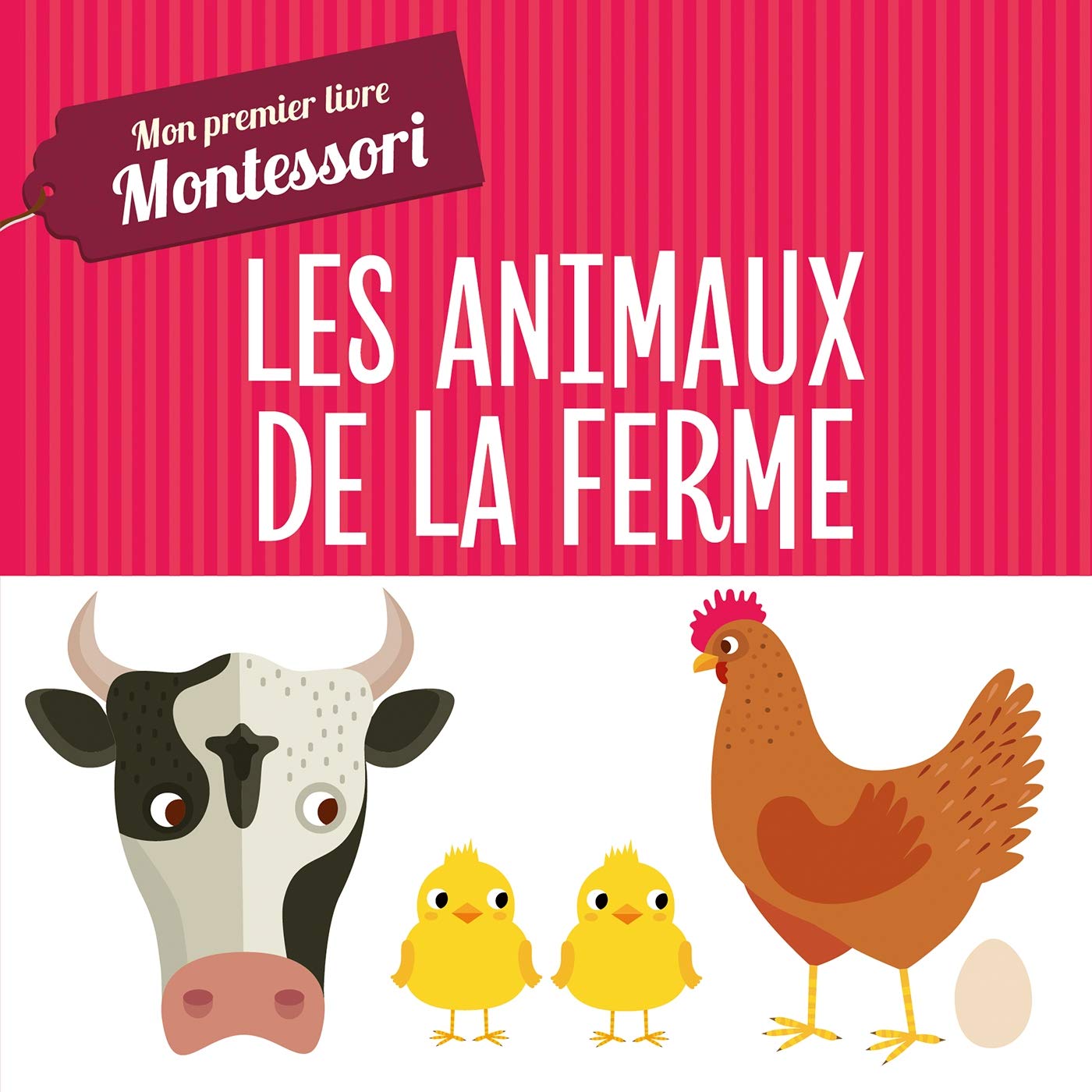 Montessori - Mon premier livre des animaux de la ferme: Mon premier livre Montessori Children's books