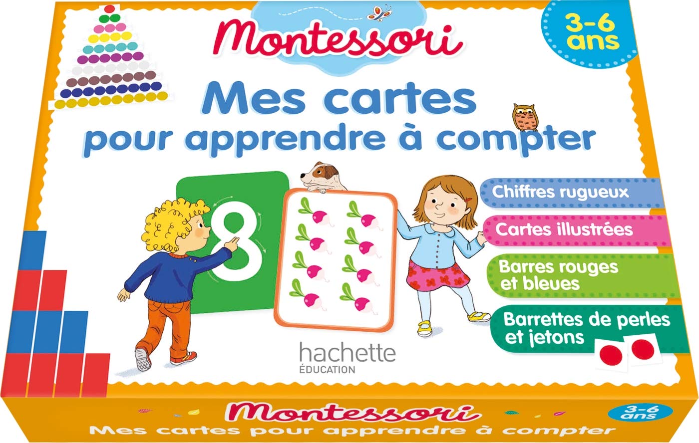 Montessori Mes cartes pour apprendre à compter 3-6 ans Leisure & Fun