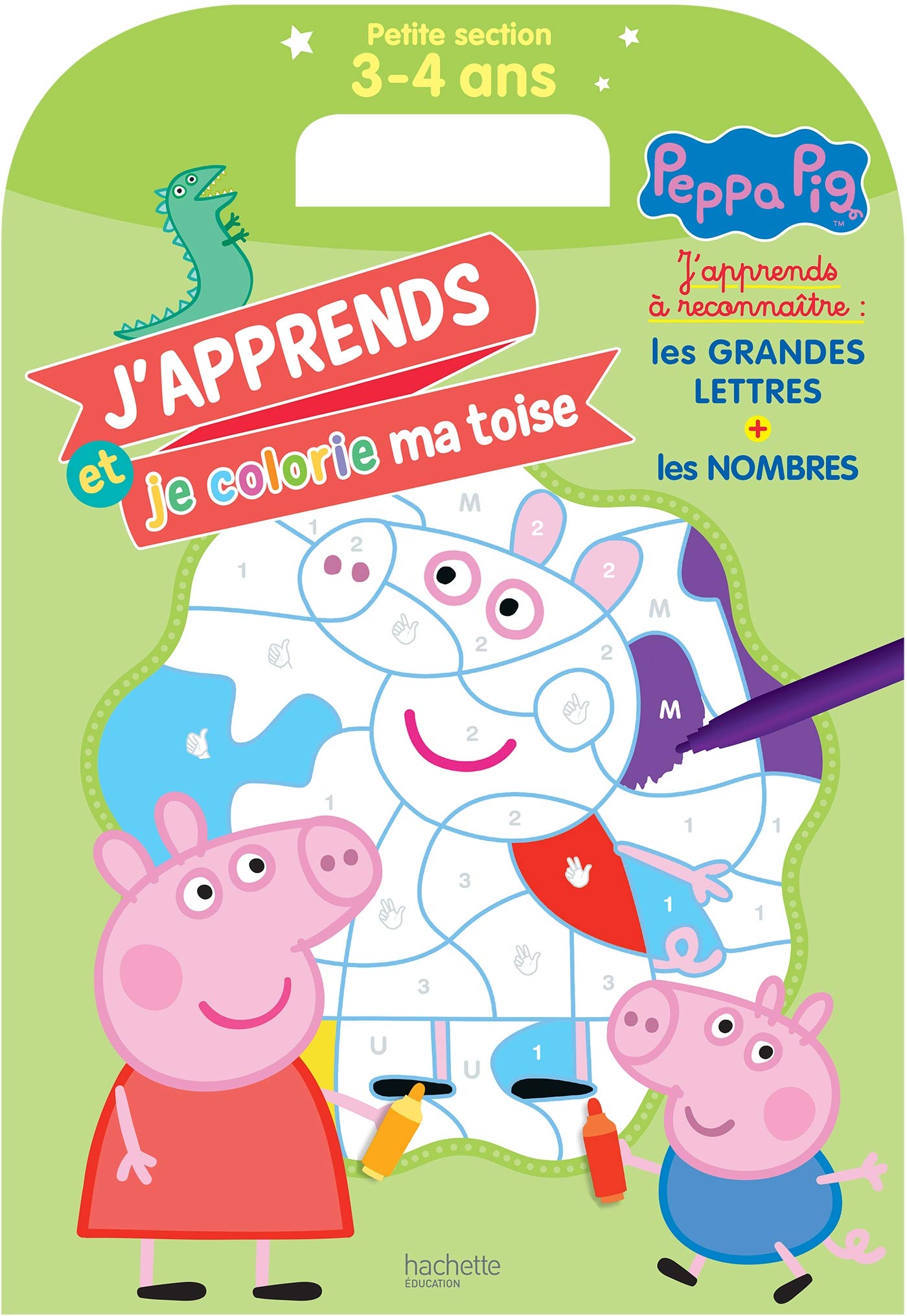 Ma toise à colorier - PEPPA PIG, petite section (3-4 ans) book