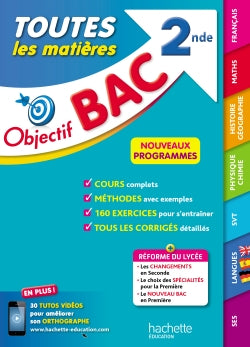 Toutes les matières 2de : nouveaux programmes Professional & Reference Books