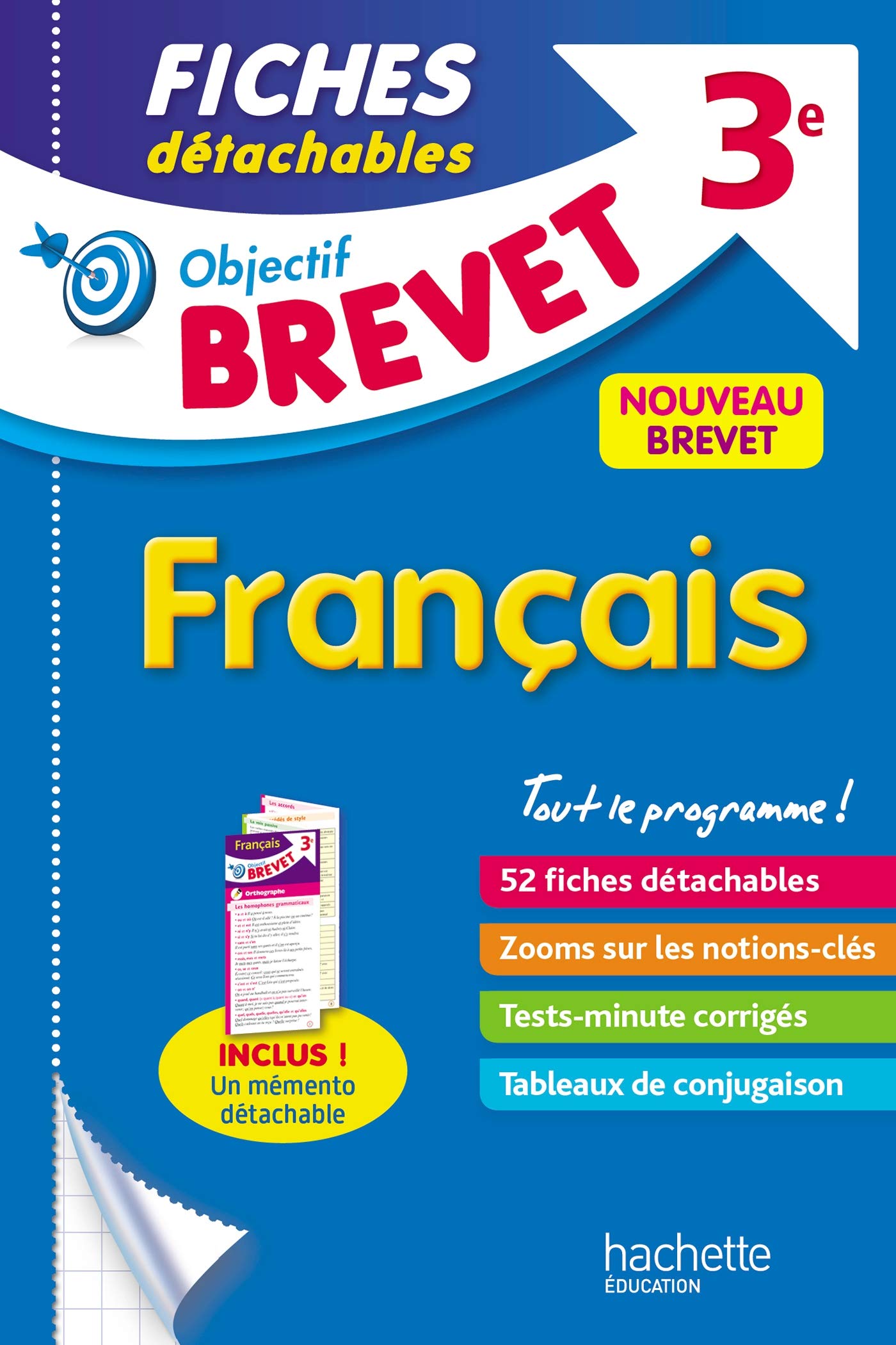 Objectif Brevet 3e - Fiches détachables Français Non-fiction