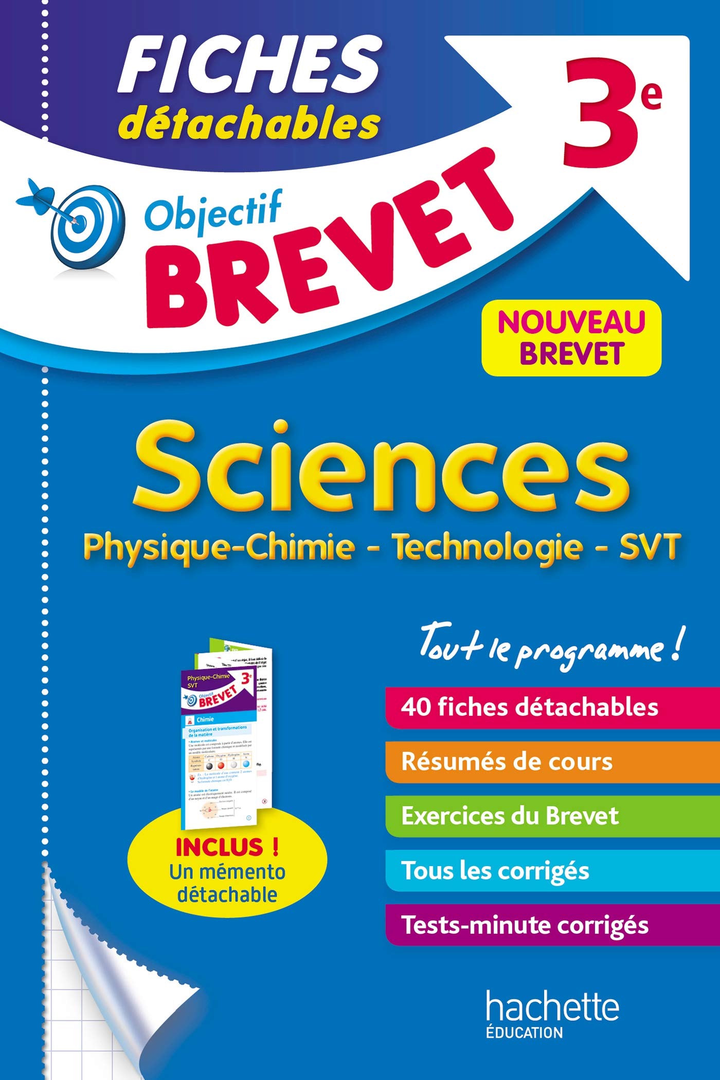 Physique-Chimie Technologie SVT 3e: Fiches book