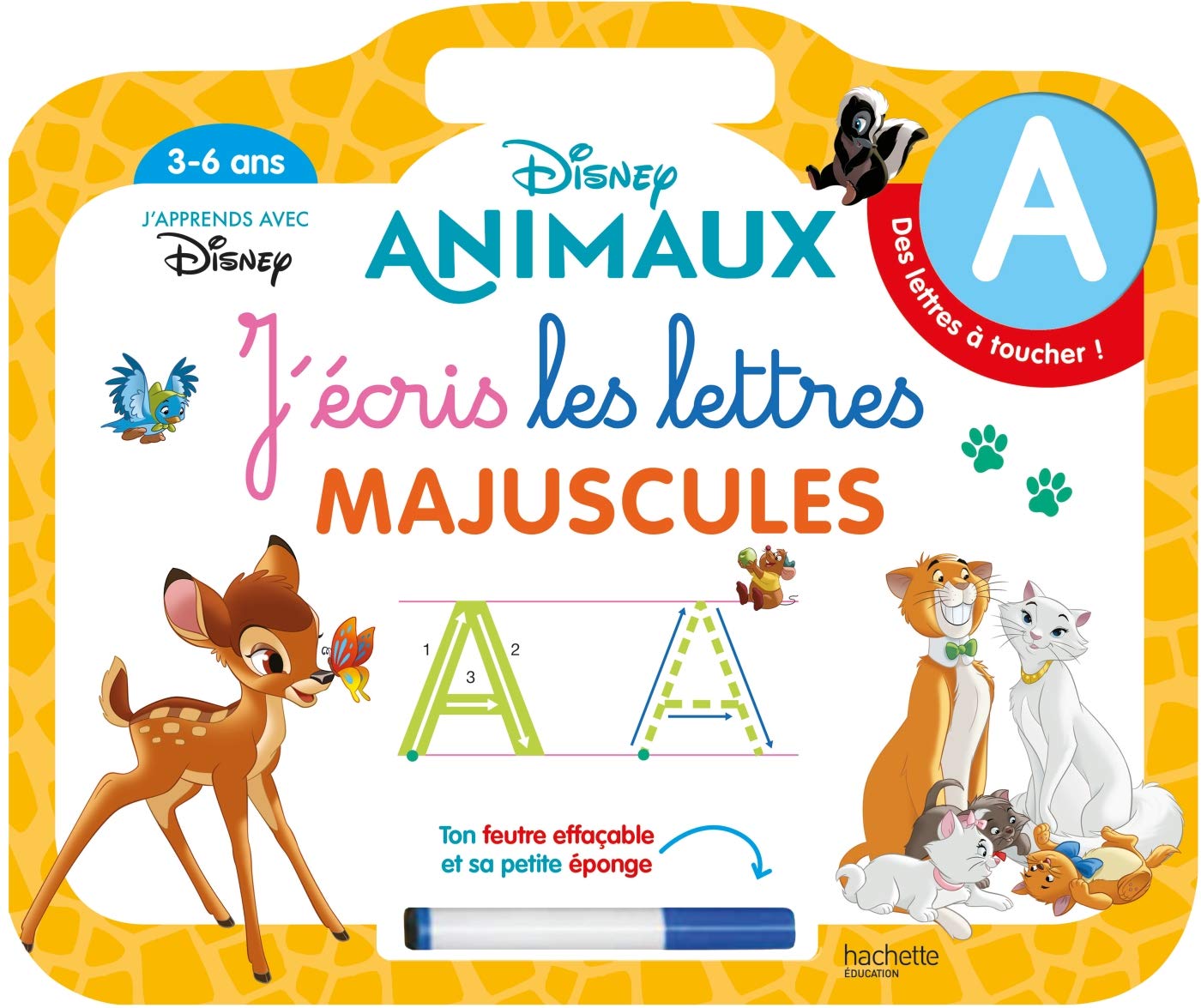 Disney animaux Ardoise J'écris les lettres majuscules (3-6 ans) book