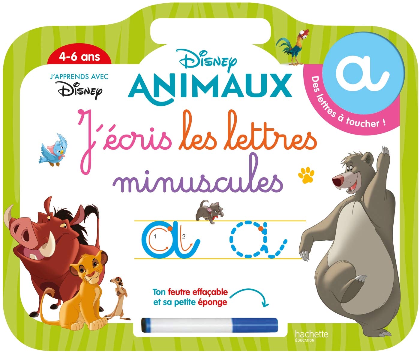 Disney animaux Ardoise J'écris les lettres minuscules (4-6 ans) book