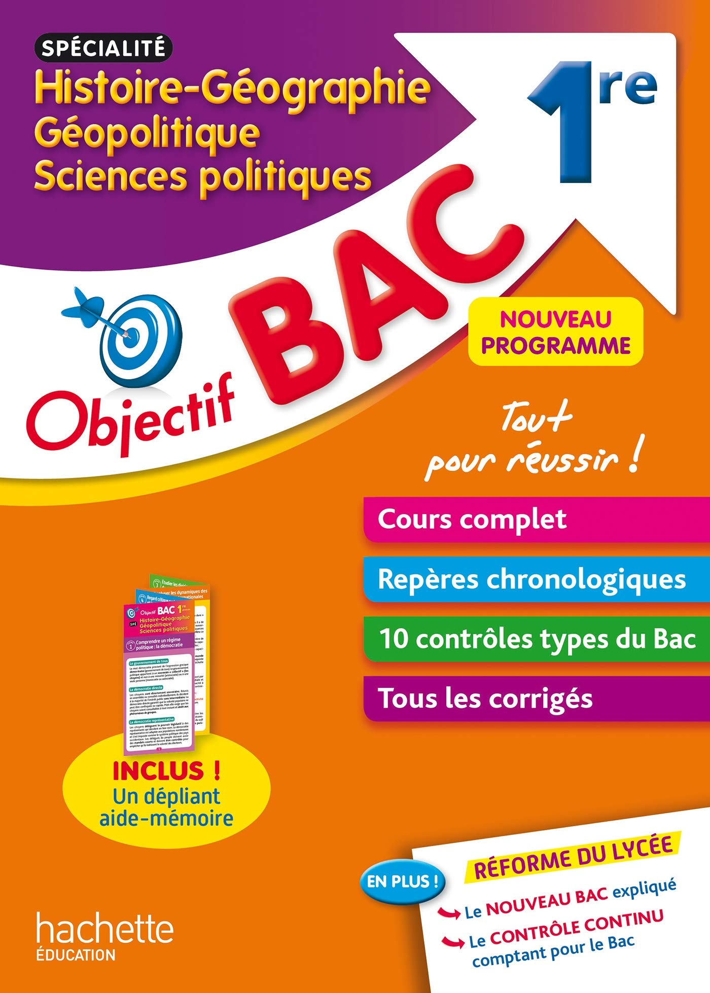 Objectif Bac SPECIALITE Histoire-Géo, géopolitique et sciences politiques 1re book