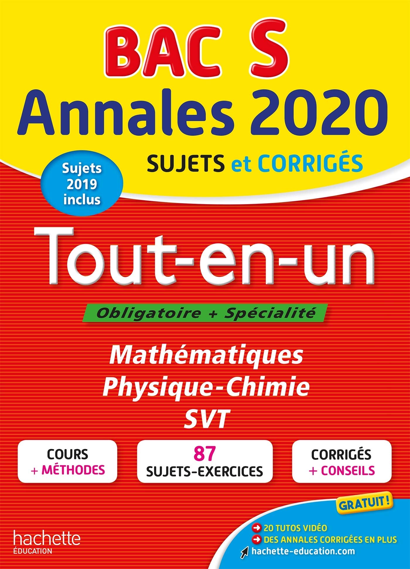 Annales Bac 2020 Tout-en-un Bac S book