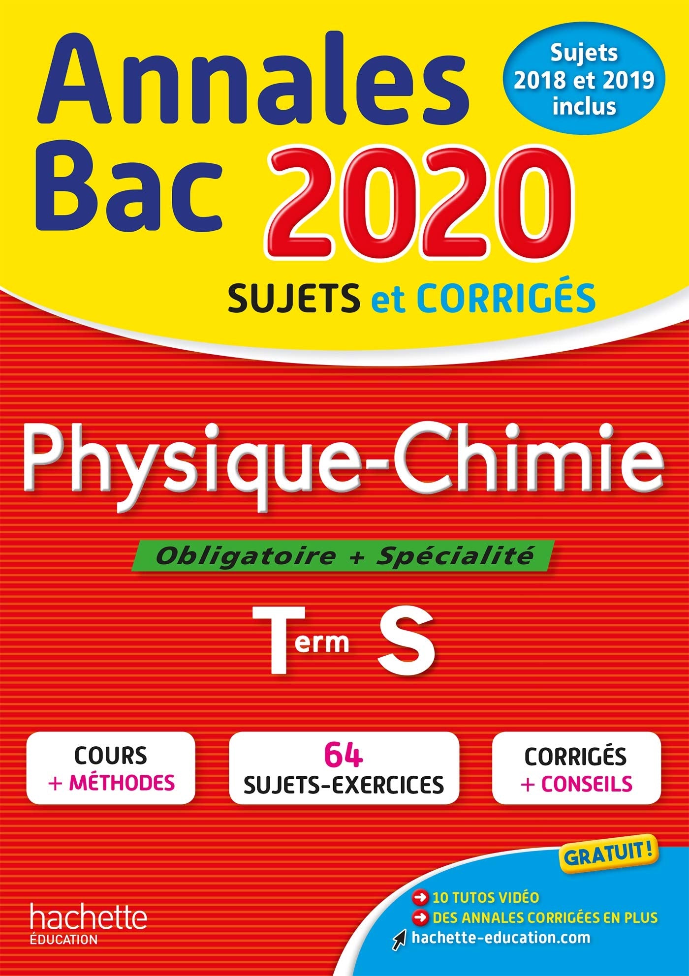 Annales Bac 2020 Physique Chimie Term S Non-fiction