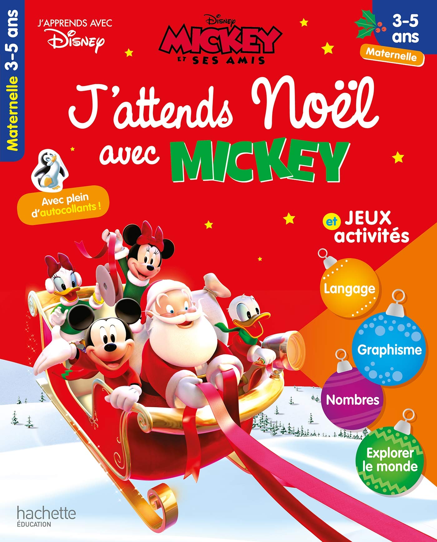 J'attends Noël avec Mickey (3-5 ans - Petite section, Moyenne section - Grande section) book