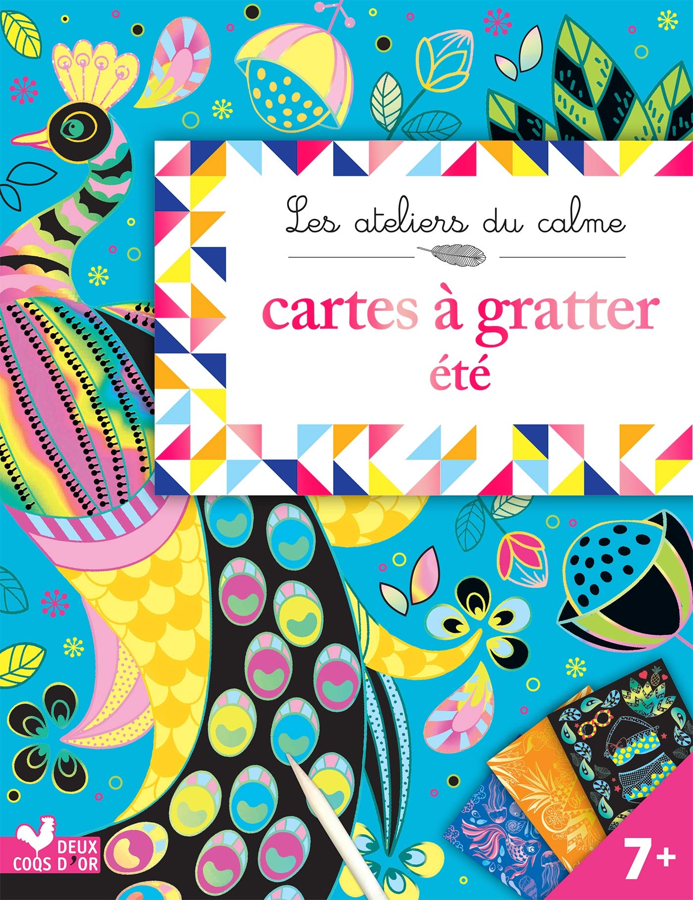 Cartes à gratter été - pochette avec accessoires book