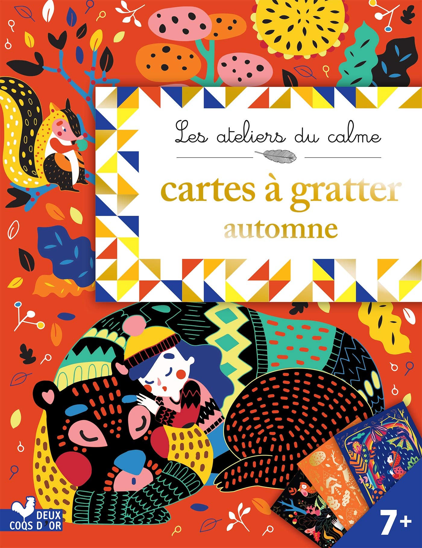 Cartes à gratter automne - pochette avec accessoires: Avec un stylet Tiptoi & Games