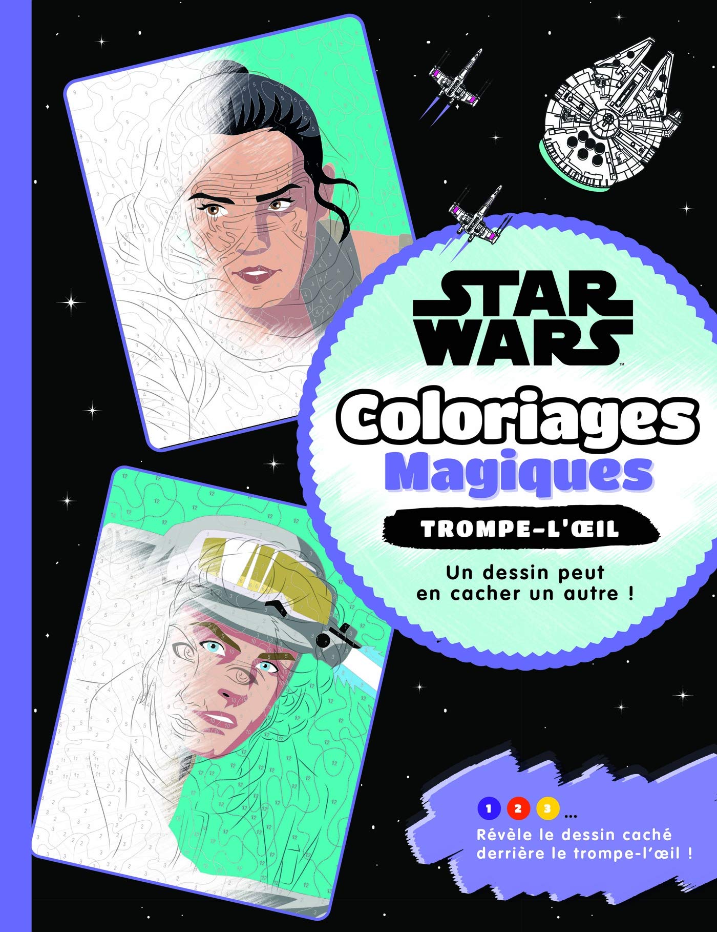 STAR WARS - Coloriages Magiques - Trompe l'oeil book