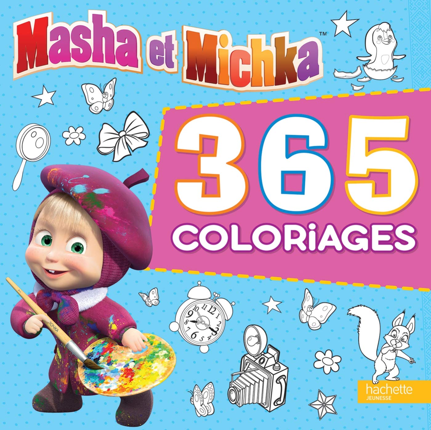 Masha et Michka - 365 coloriages book