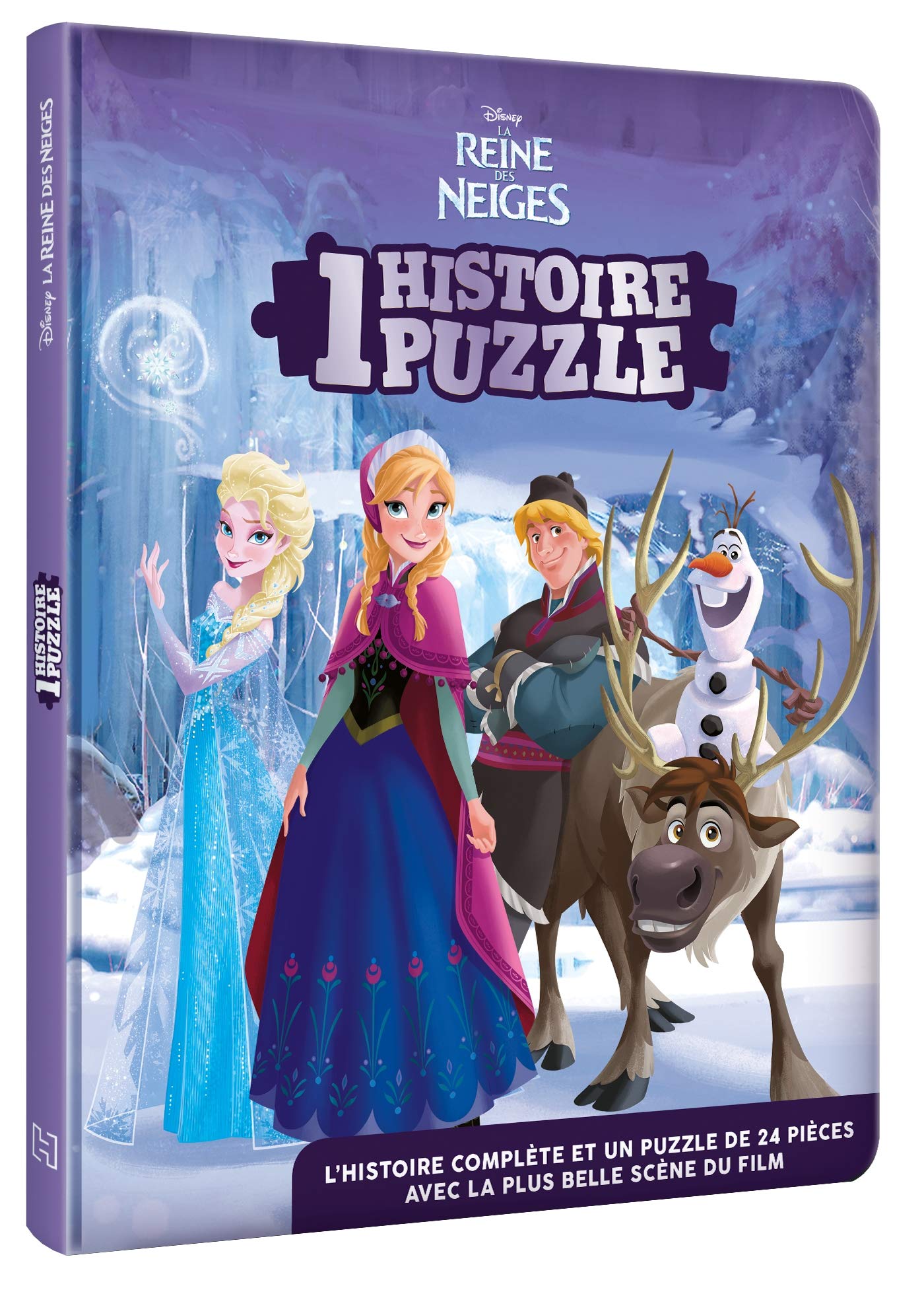 REINE DES NEIGES - Une Histoire, Un puzzle - L'histoire du film - 1 puzzle 24 pièces - Disney Tiptoi & Games