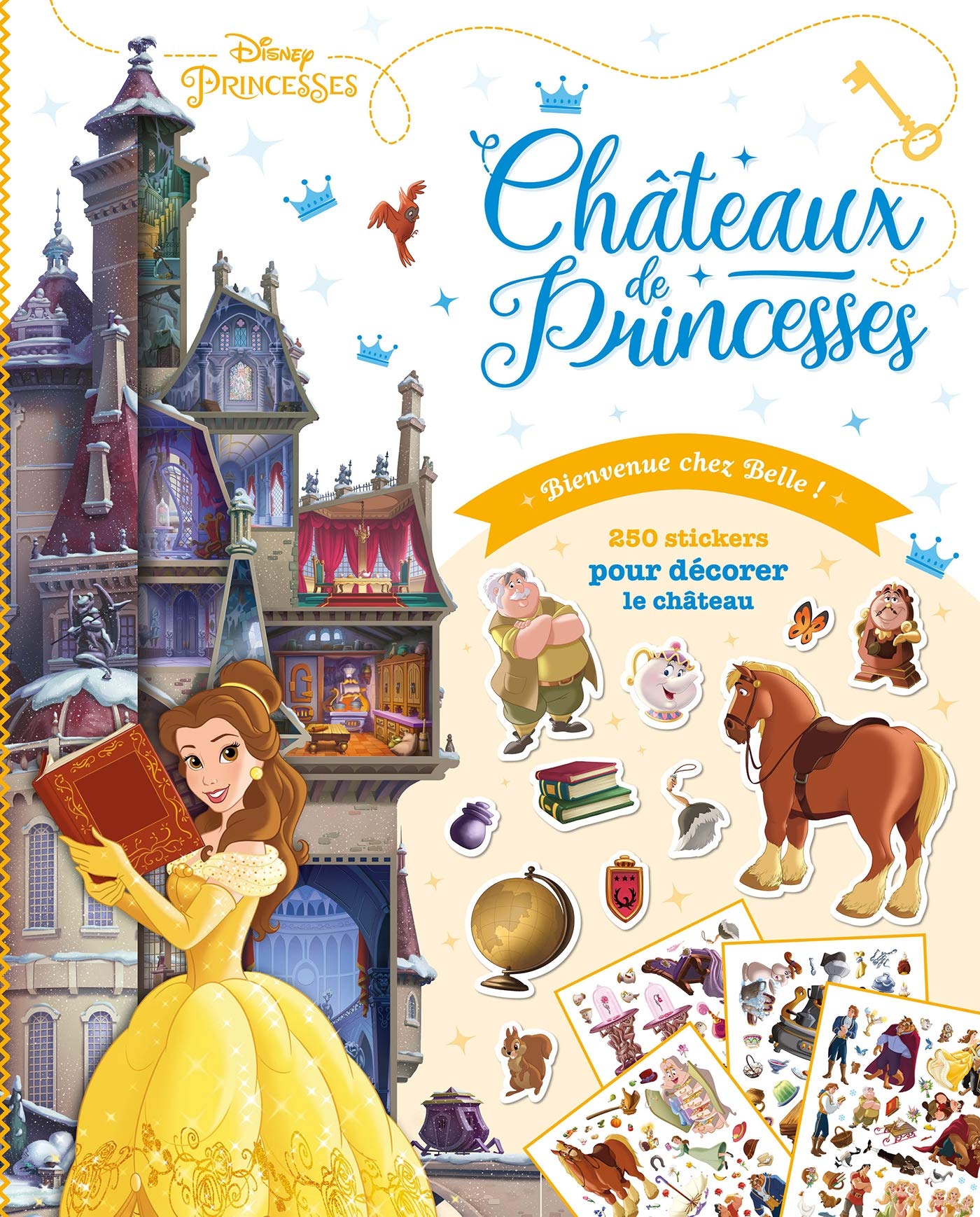 DISNEY PRINCESSES - Châteaux de princesses - Bienvenue chez Belle book