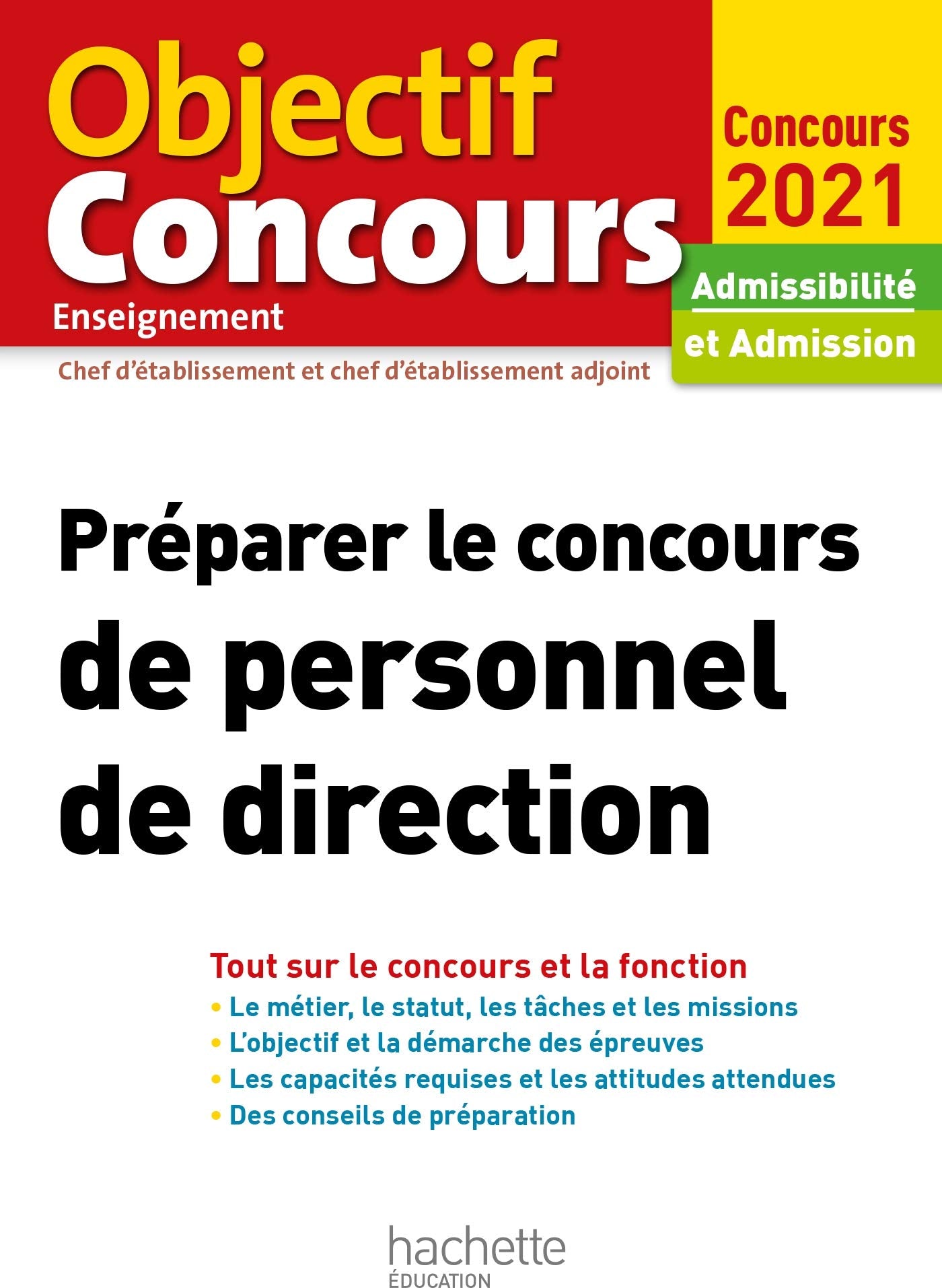 Préparer le concours de personnel de direction 2021 book