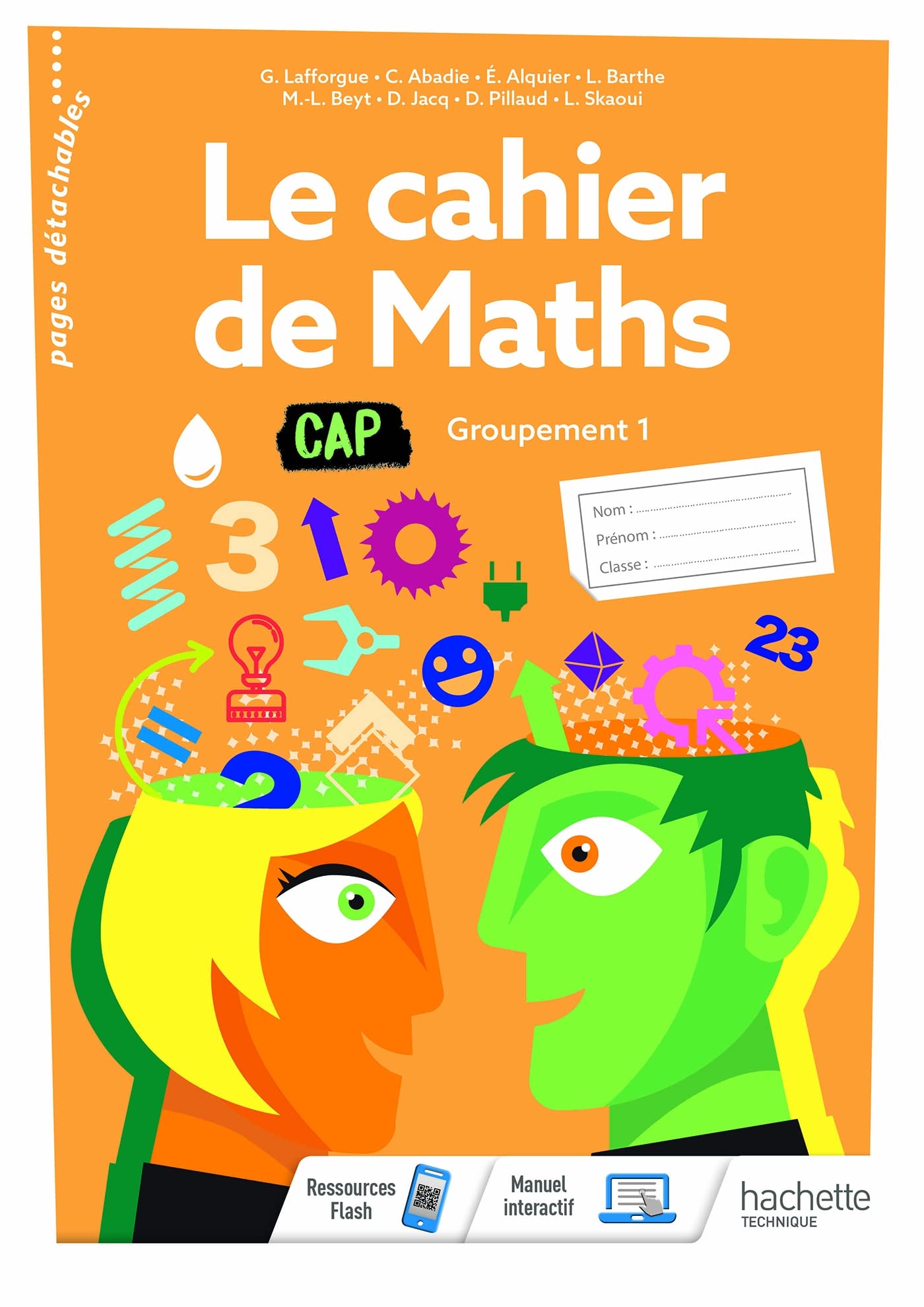Le cahier de Maths Groupement 1 CAP - cahier de l'élève- Éd. 2020 book