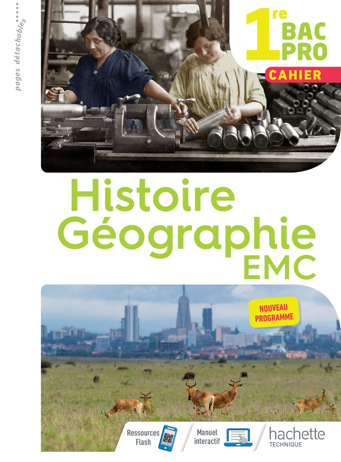 Histoire-Géographie-EMC 1re Bac Pro - Cahier de l'élève - Éd. 2020 Professional & Reference Books
