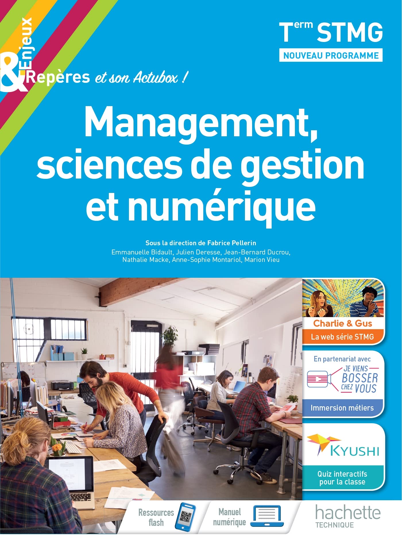 Enjeux et Repères Management, Sciences de gestion et numérique Term STMG - Livre élève - Éd. 2020 book