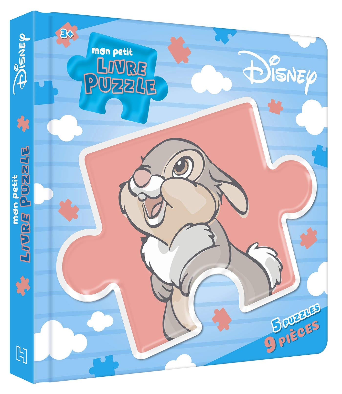 DISNEY - Mon Petit Livre Puzzle - 5 puzzles 9 pièces - Panpan Tiptoi & Games