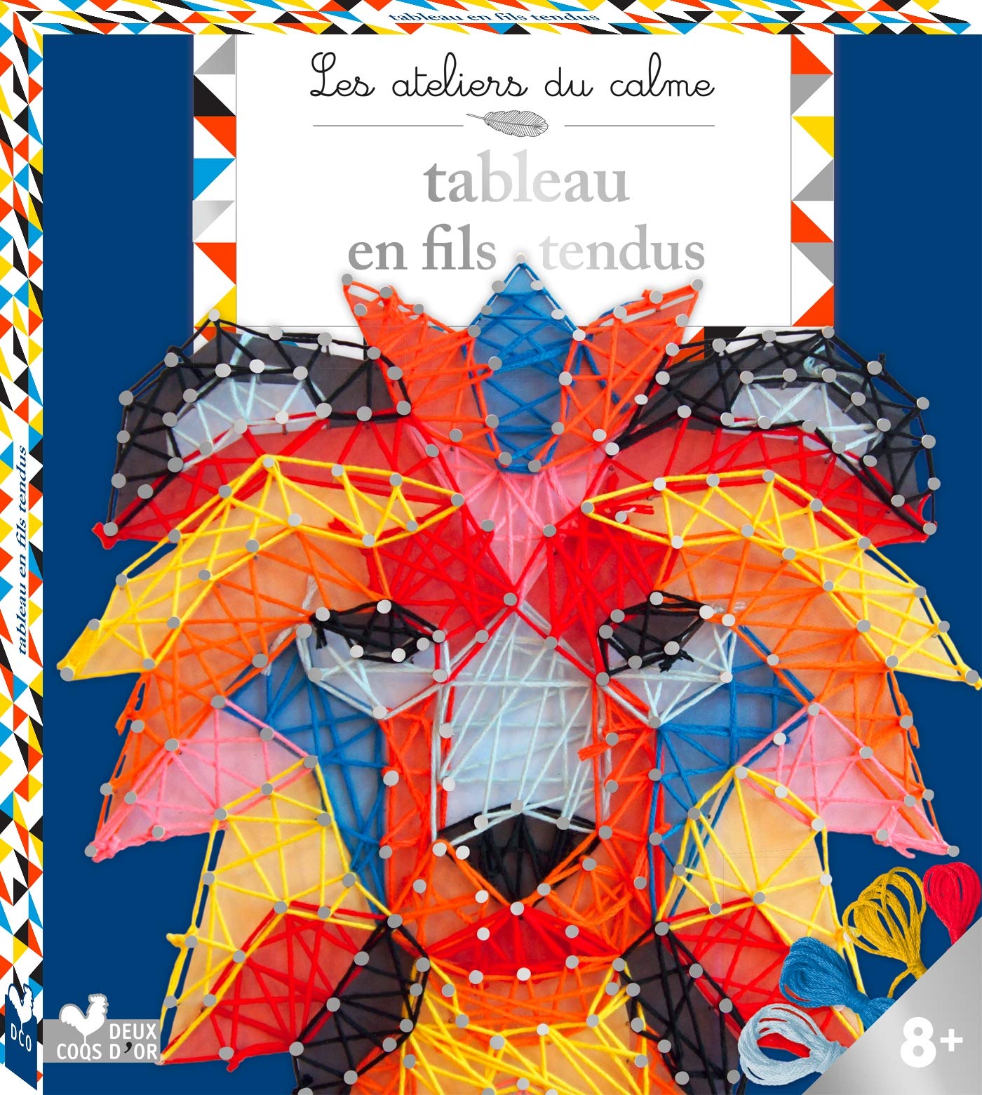 Tableaux en fils tendus animaux - boîte avec accessoires: Avec 8 échevettes de fils, 300 clous, 1 outil Non-fiction