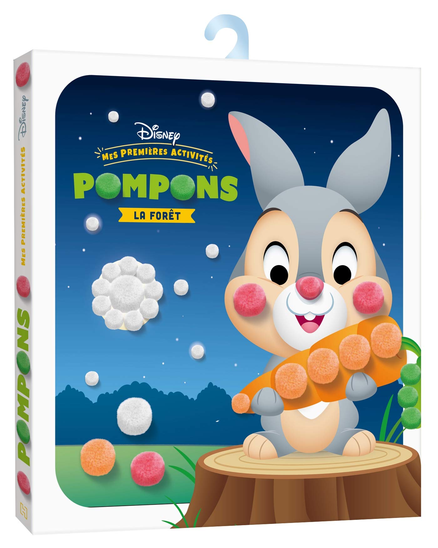 DISNEY BABY - Pochette Mes Premières Activités - Les Animaux de la forêt - Pompons Children's books