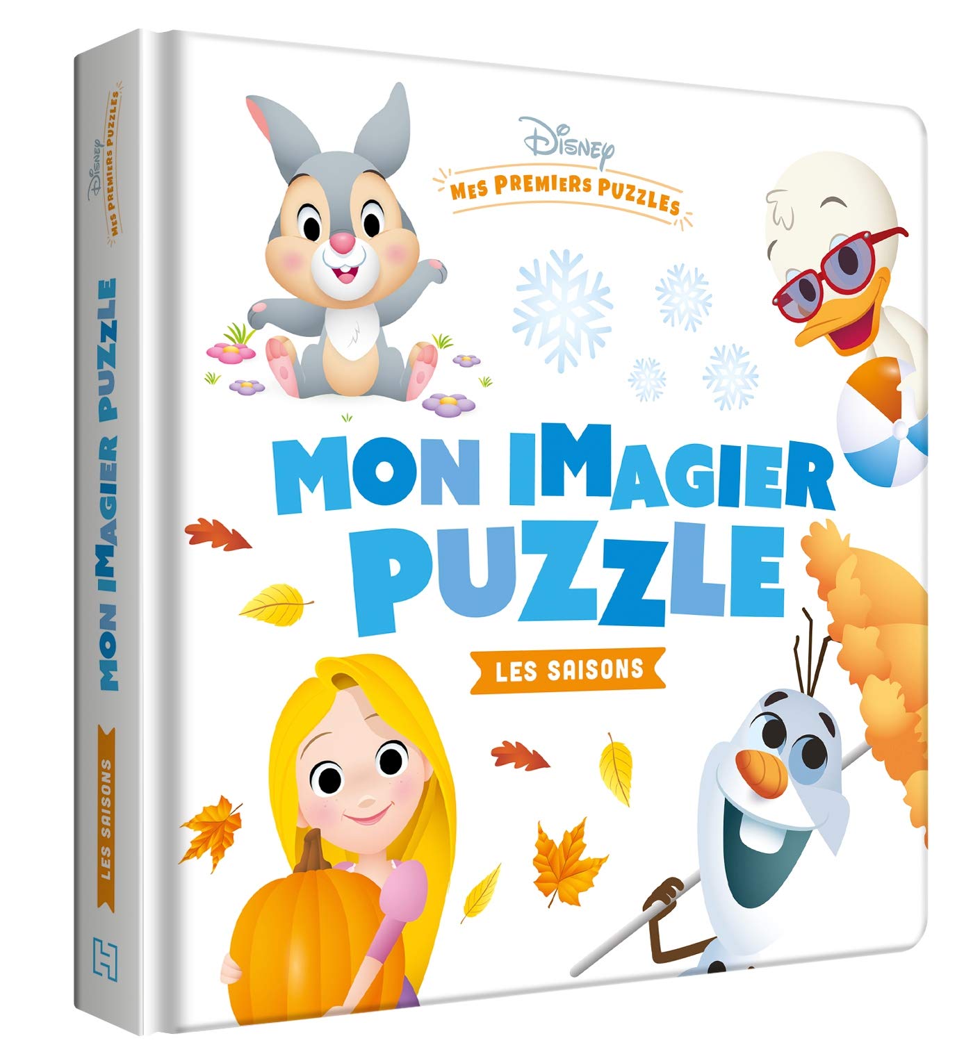 DISNEY BABY - Mes Premiers Pas - Les saisons - Imagier Puzzle 4 pièces book