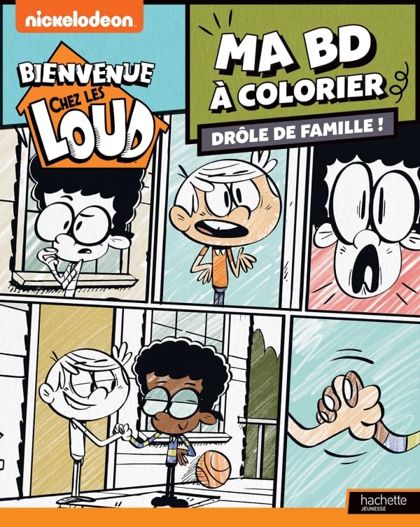 Bienvenue chez les Loud - Ma BD à colorier book