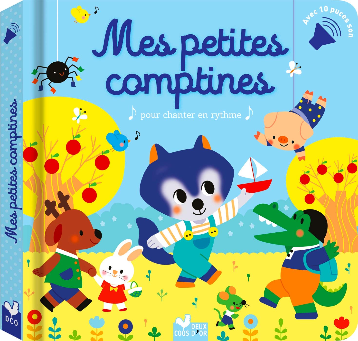 Mes petites comptines - livre avec puces sonores: Pour chanter en rythme Parents & Children