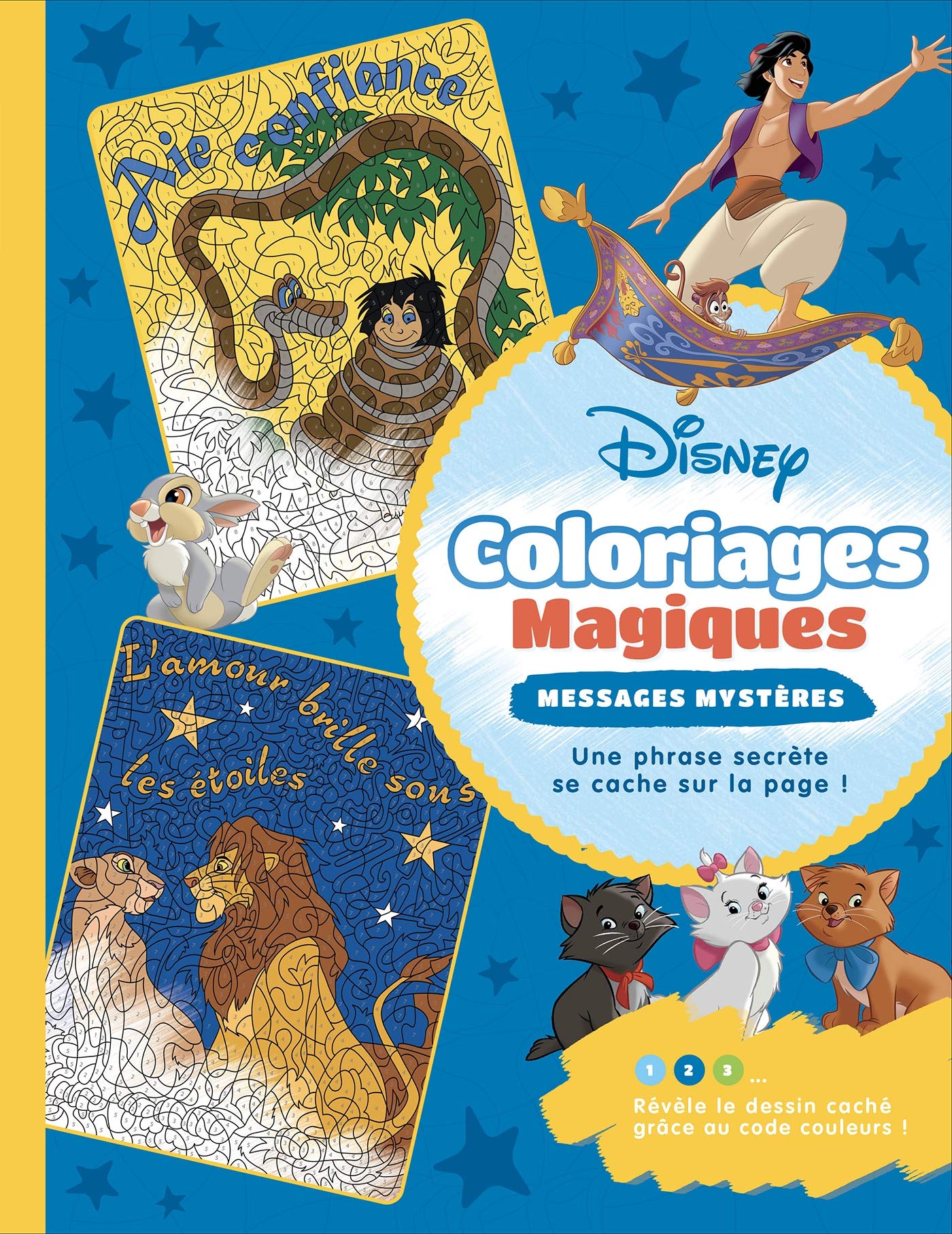 DISNEY - Coloriages Magiques - Messages mystères book