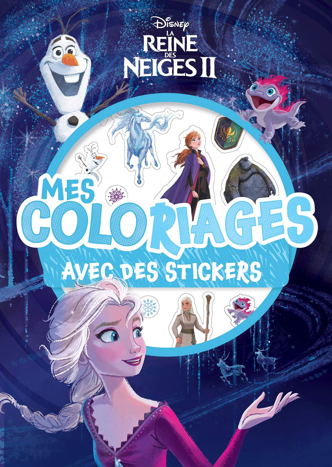 LA REINE DES NEIGES 2 - Mes coloriages avec stickers - DISNEY: Mes coloriages avec des stickers Tiptoi & Games