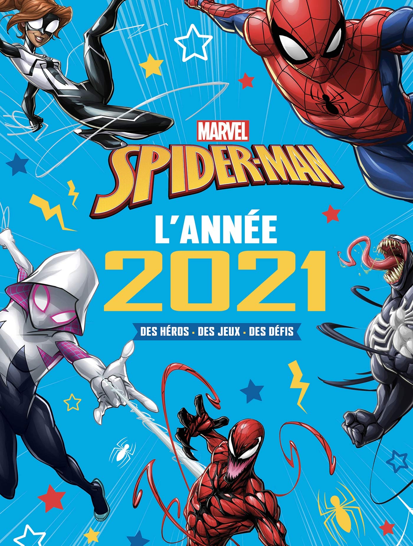 SPIDER-MAN - L'année 2021 - Des héros, des jeux, des défis - Marvel book