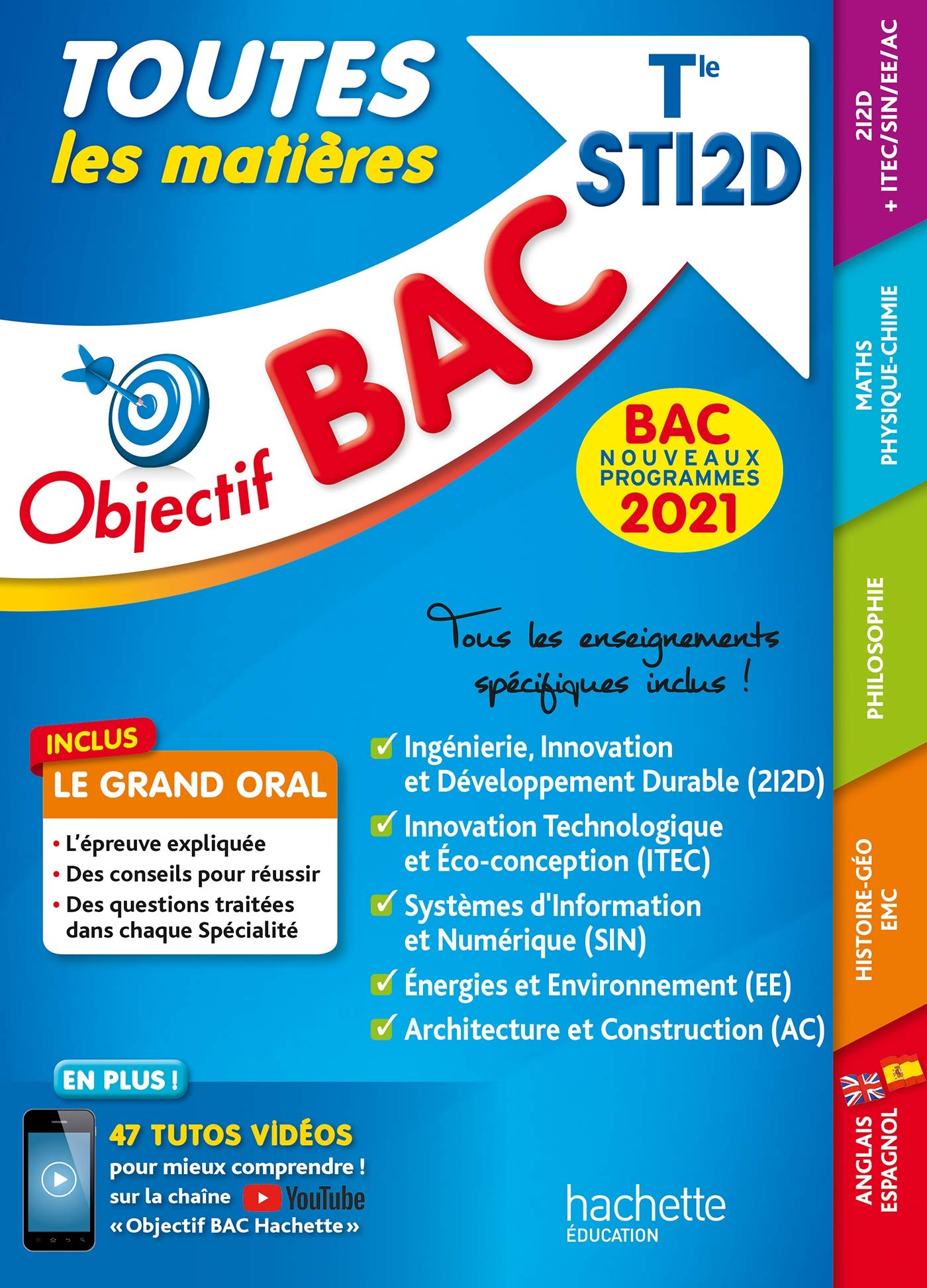 Objectif Bac 2021 Toutes les matières Term STI2D Non-fiction