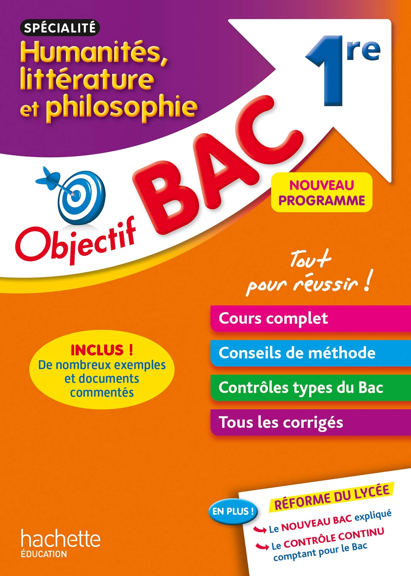 Objectif Bac - Spécialité Humanités, littérature et philosophie - 1re Professional & Reference Books