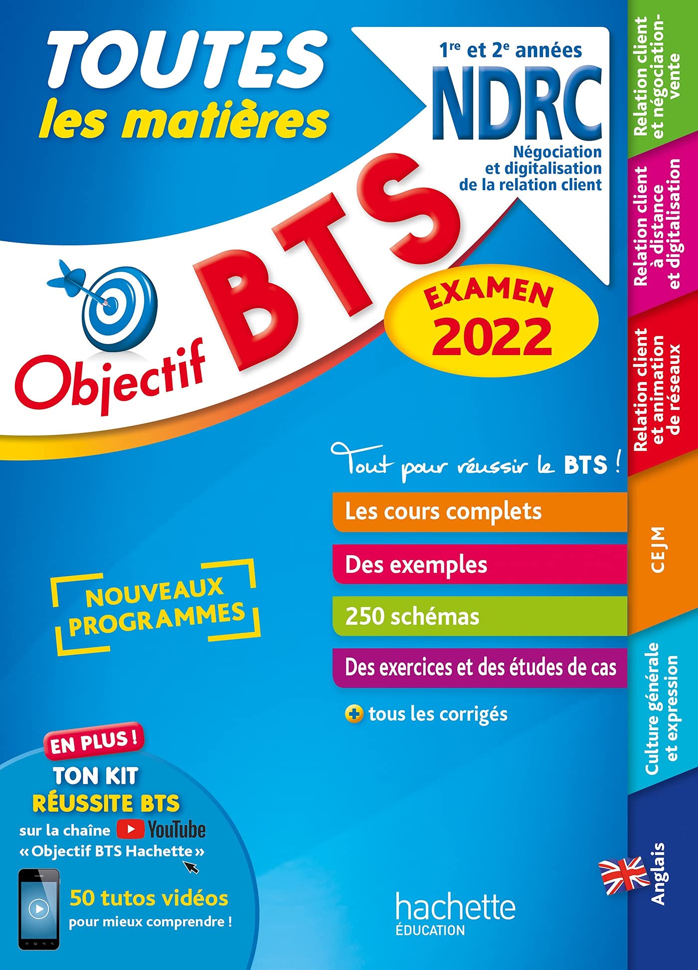 Objectif BTS NDRC (1re et 2e années) - Toutes les matières, examen 2022 Professional & Reference Books