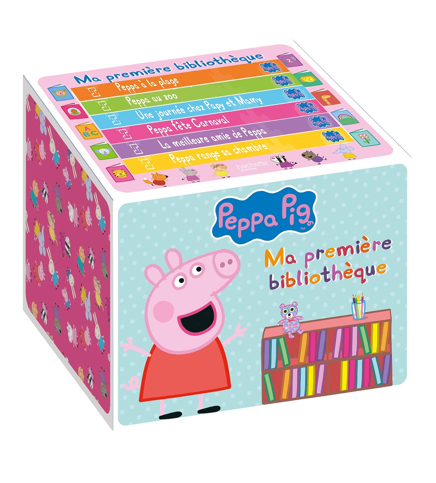 Peppa Pig - Ma Première bibliothèque: Coffret en 6 volumes : Le marché ; Le spectacle de marionnettes ; Le projet scolaire ; En musique ! ; La cabane ; Un métier pour Peppa Children's books
