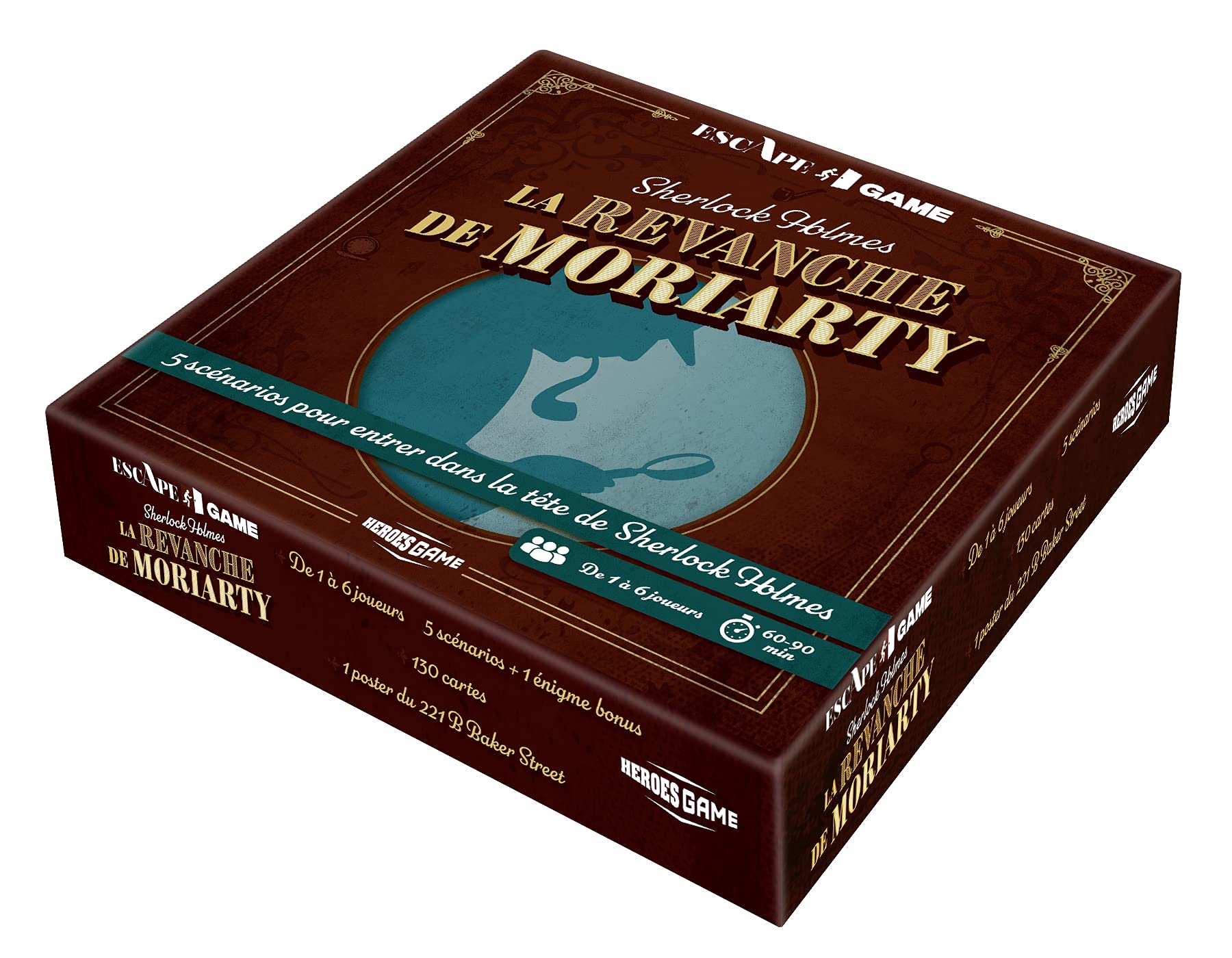 Escape Game La Revanche de Moriarty: 5 scénarios pour entrer dans la tête de Sherlock Holmes book
