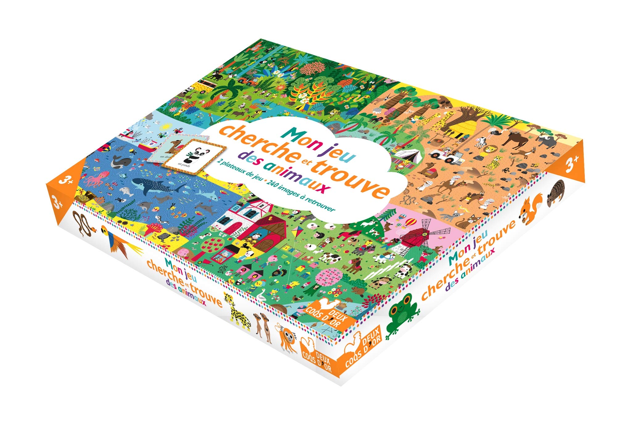 Mon jeu cherche et trouve des animaux - coffret avec plateau et cartes Tiptoi & Games