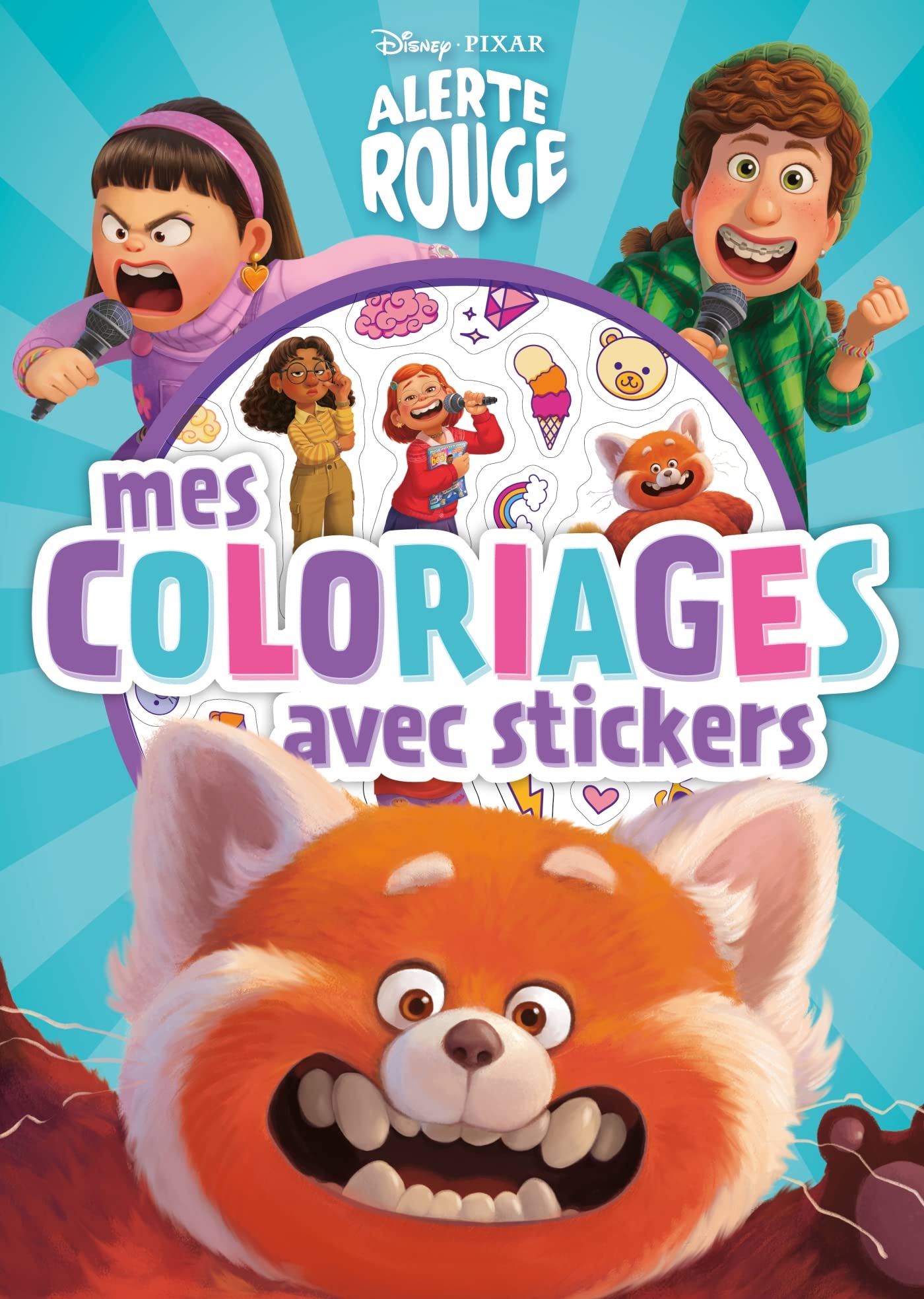 ALERTE ROUGE - Mes Coloriages avec Stickers - Disney Pixar Tiptoi & Games