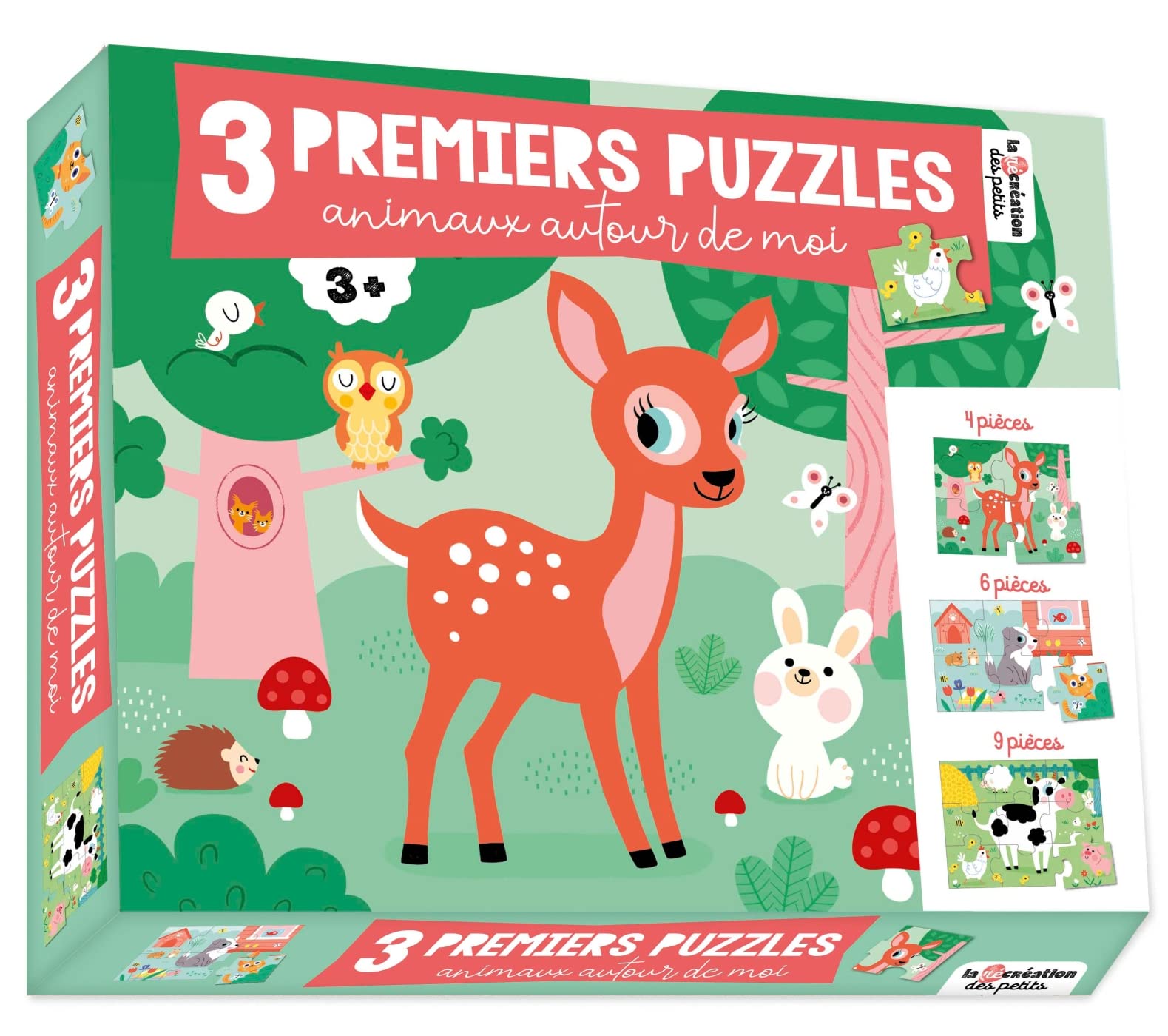3 Premiers puzzles - Animaux autour de moi book