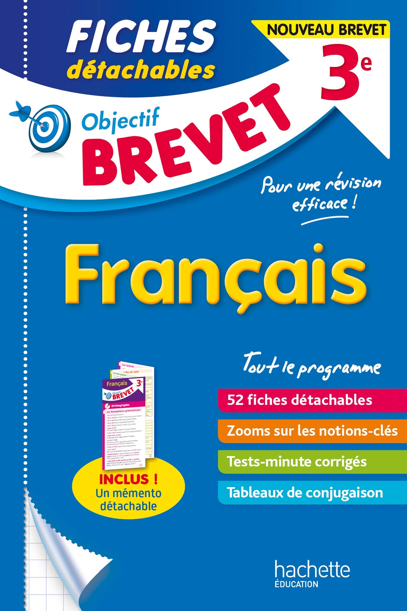 Objectif Brevet - Fiches Français: Fiches détachables Professional & Reference Books