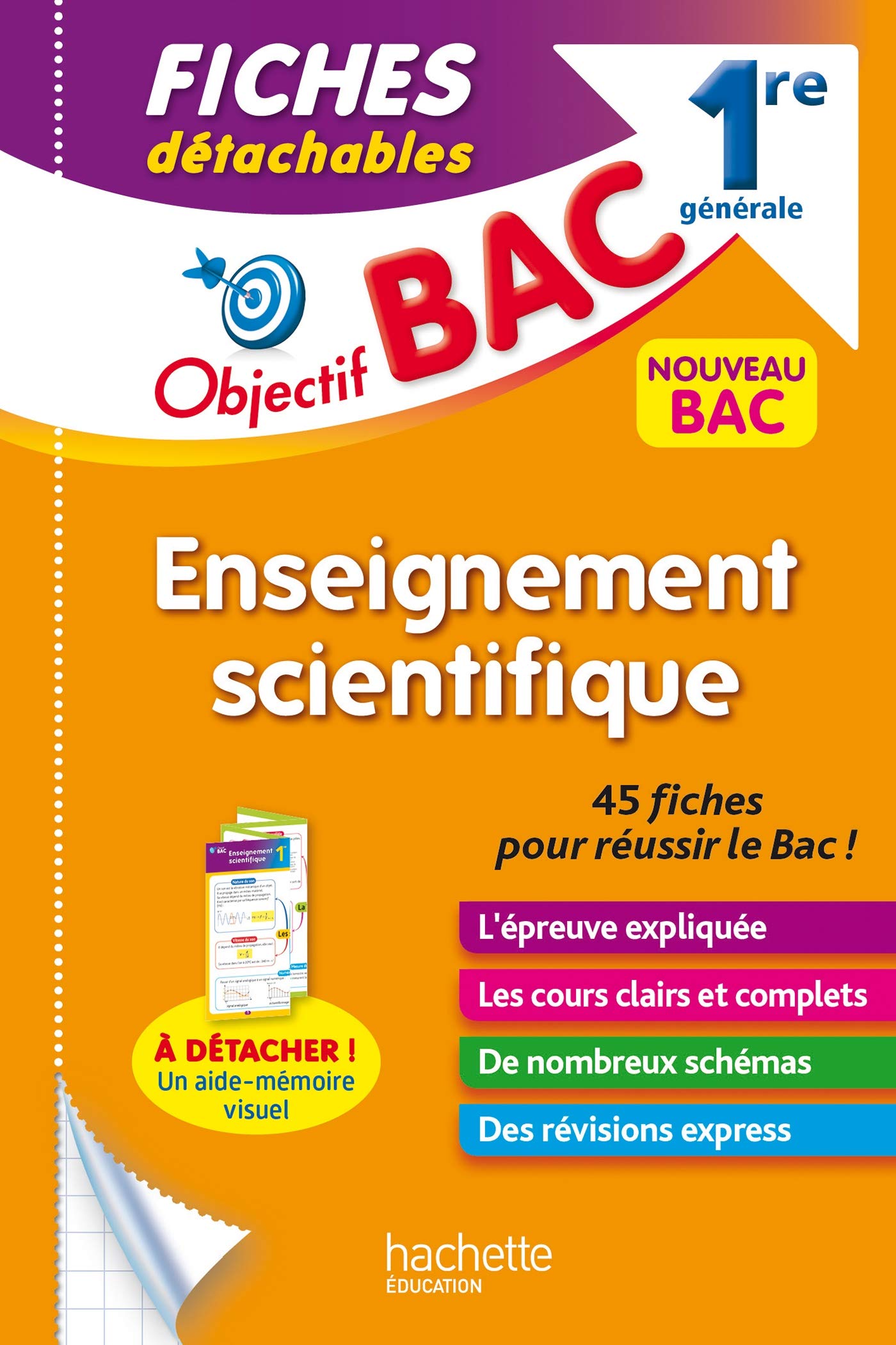 Objectif BAC Fiches Enseignement scientifique 1re générale Professional & Reference Books