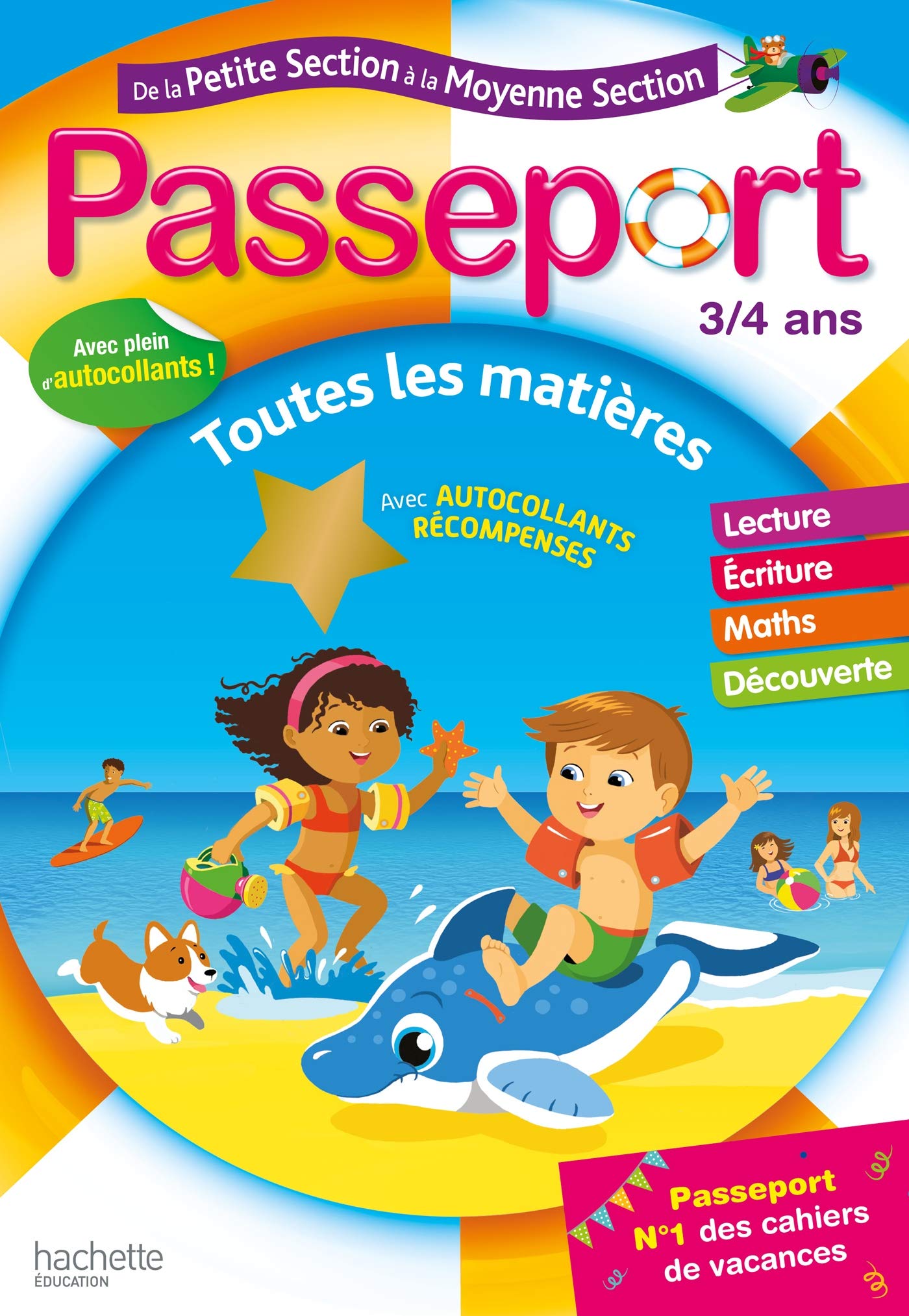 Passeport - De la Petite à la Moyenne section - Cahier de vacances 2022 Non-fiction